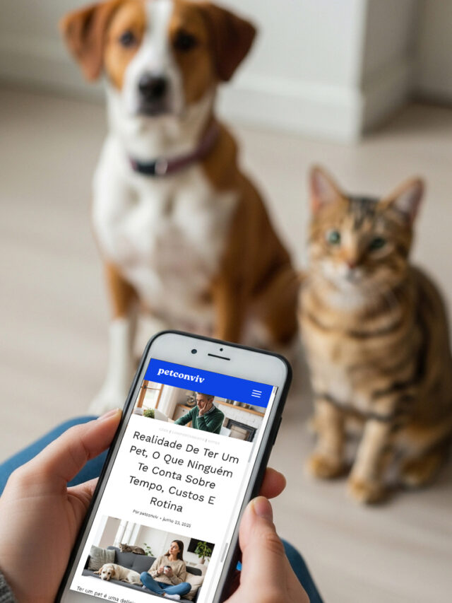 Realidade de ter um pet